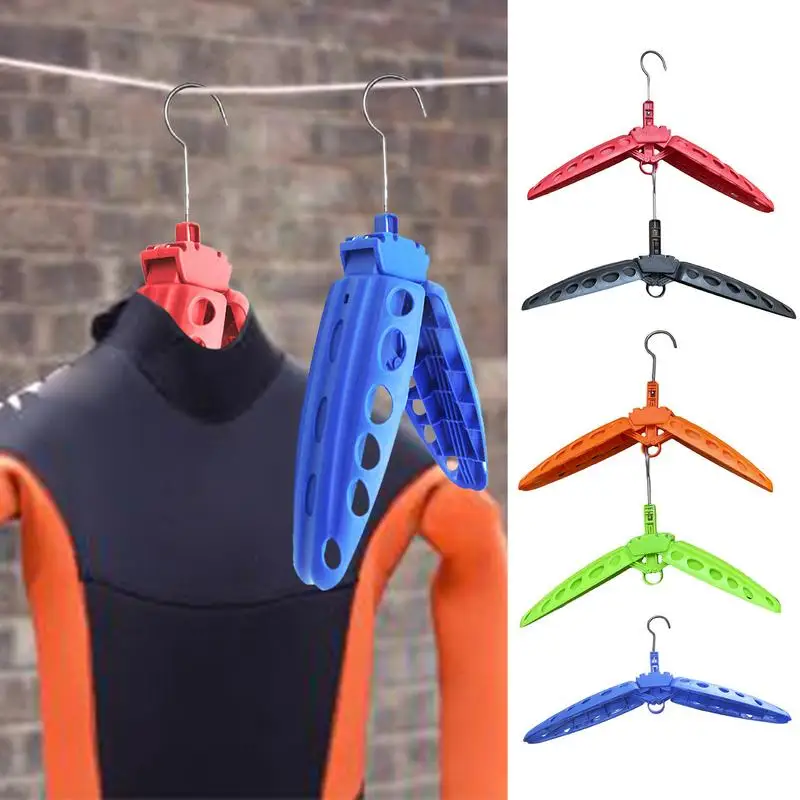 Travel Diving Surf Drysuit new Wetsuit Hanger Fast Dry Suit Hanger Folding Jumpsuit Surfing Diving 2025 Wet Suit Freediving Suit Hangers
