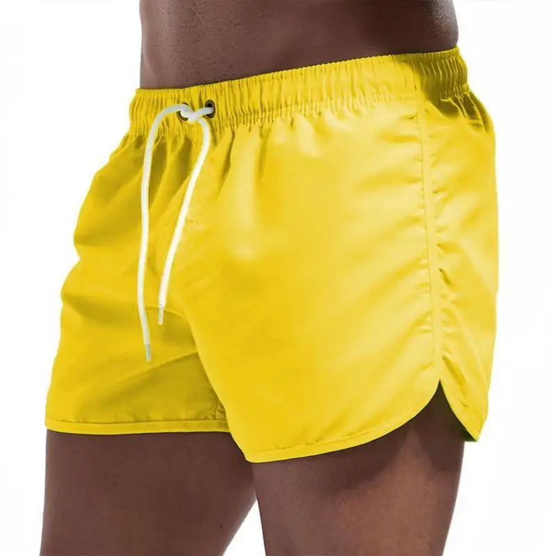 Shorts For Mens 2023 Summer Men's Swimwear Shorts Brand Beachwear Sexy Swim Trunks Men Swimsuits Low Waist Breathable Beach Wear
