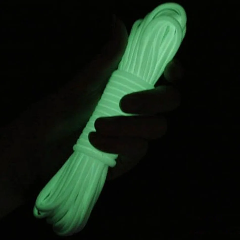 Yooupara Glow in the dark 2025 Luminous Paracord 550 new Parachute Cord Lanyard Rope 7 Strands Cores cuerda escalada Outdoor Survival