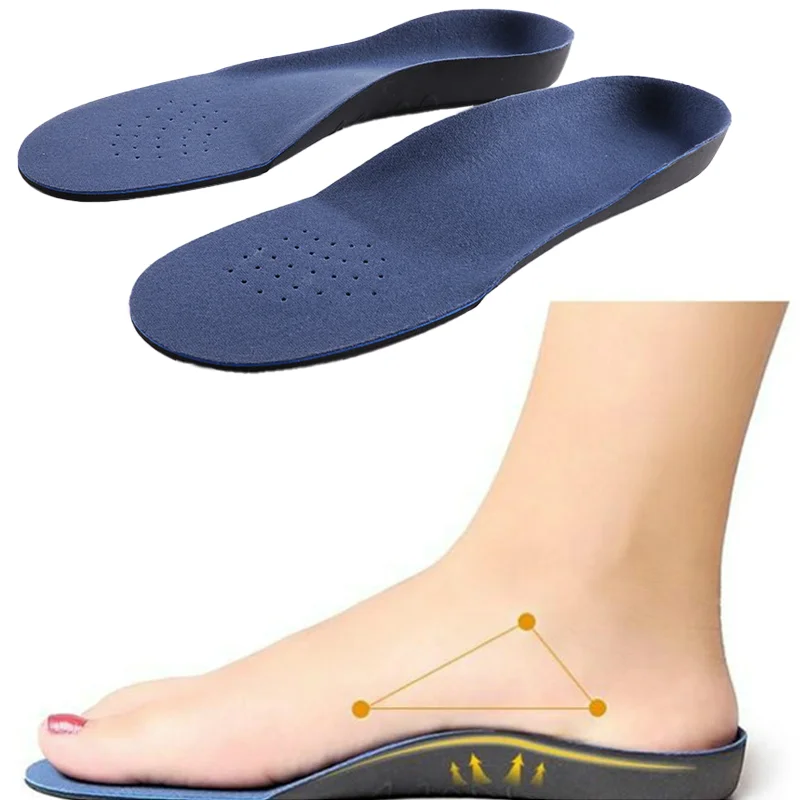 1 Pair Orthopedic Insoles Orthotics Flat Foot Sole Pad For Shoes Insert Arch Support Pad For Plantar fasciitis Feet Care Insoles