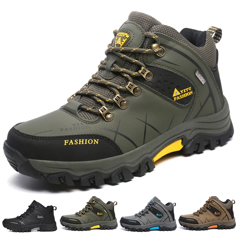 Hiking Shoes Men Outdoor Hiking new Boots Trekking Shoes High Top Mountain Climbing Shoes Comfortable Trekking 2025 Sneakers New Arrival