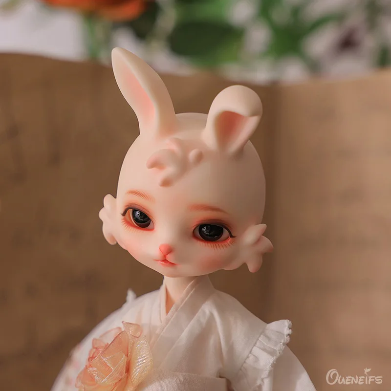 2025 Tsuk Doll BJD 1/6 FenJian Body Cute bunny wears A short A-skirt with wide sleeves High Quality new Doll Surprise Gift for Girls
