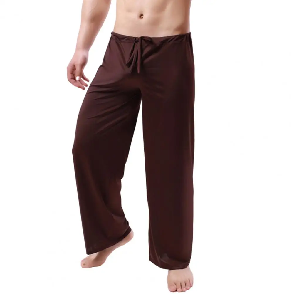 Long Casual Pants Men Loose Jogging Pants Casual Men Solid Color Drawstring 2025 Homewear new Yoga Pants Loose Trousers pantalones hombre