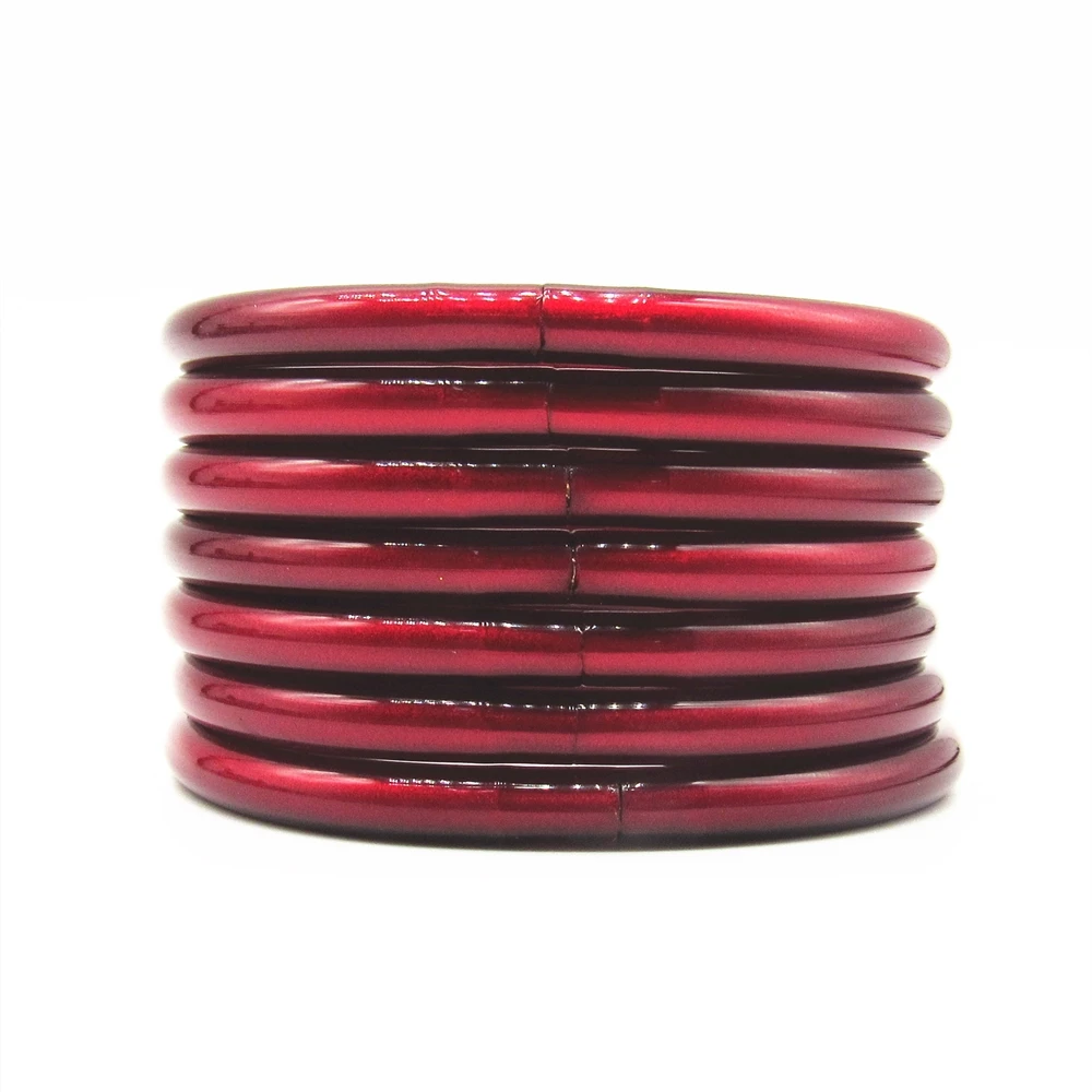 22 Colors Tibetan Buddha Girl Bracelet Bangle Thailand Monk Mantra Buddhist Bracelet Jelly Bangle Friendship Bracelet 7Pcs/Set
