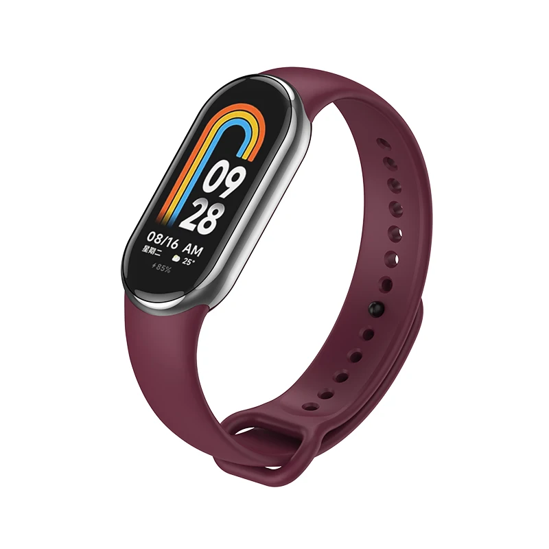 10 Pcs/Pack Strap for mi Band 8 Silicone Bracelet for XiaoMi Band Xiomi Xiami Wrist Strap Man Women
