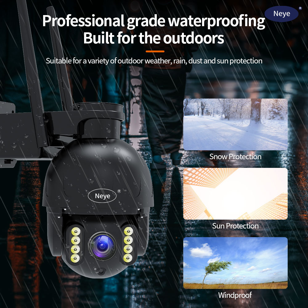 8MP 4K WiFi Camera Outdoor Home Security IP Camera 30X Zoom Fast Pan Tilt Camera P2P CCTV Security Video Monitor