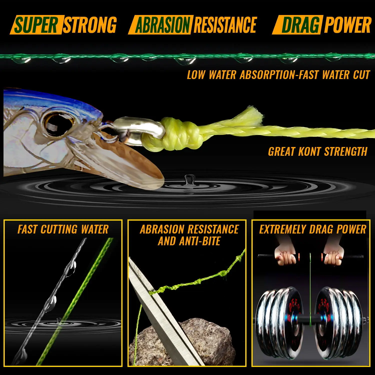JOF 4 Strands Fishing 2025 Line new 300M 100M Multifilament PE Braided Fishing Line 10-85LB Saltwater Carp Pesca