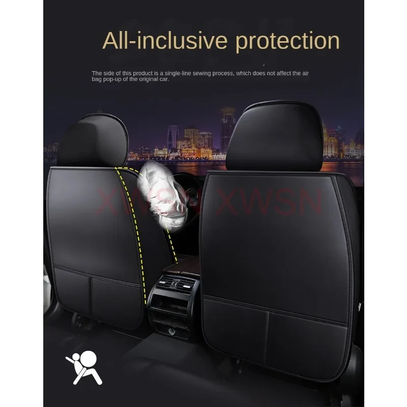 Universal Car Seat Cover for CHRYSLER All Car Models 300C 200 Grand Voyager Pacifica Interior Accessories Artificial Leather