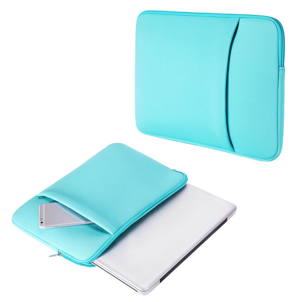 For Xiaomi HP Dell Lenovo Fashion Colorful Laptop Case Universal Waterproof Soft Sleeve Dual Zipper Pouch Notebook Cover Bag