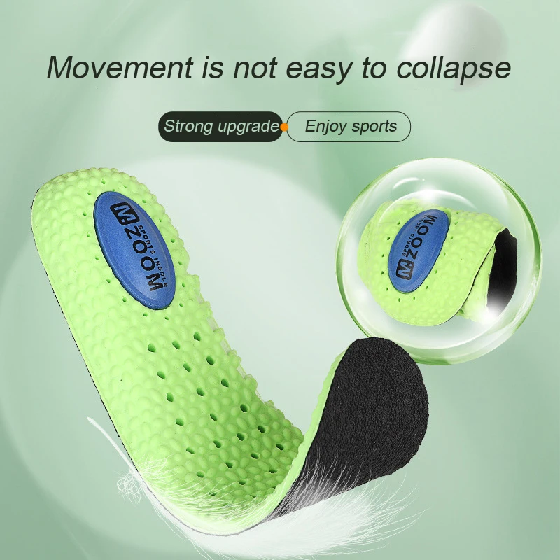 PU Sneakers Insoles for 2025 Shoe Soft Elastic Deodorant Shoe new Pads Insole Orthopedic Arch Support Foot Inserts Breathable Air Cushion