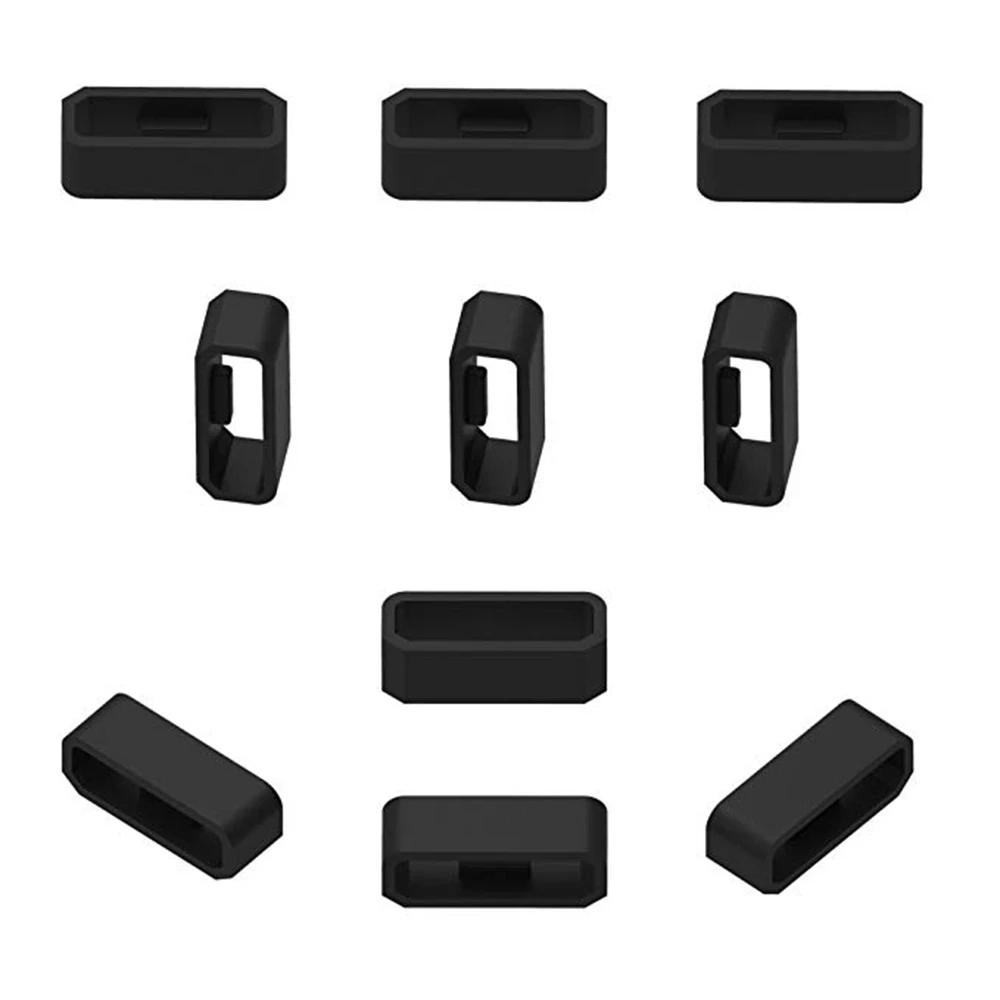 2-10pcs 20MM22MM 26MM Rubber Strap Belt Loops Watch Strap Holder Lock Replacement Loops Strap Holder for Carmine Huawei watches