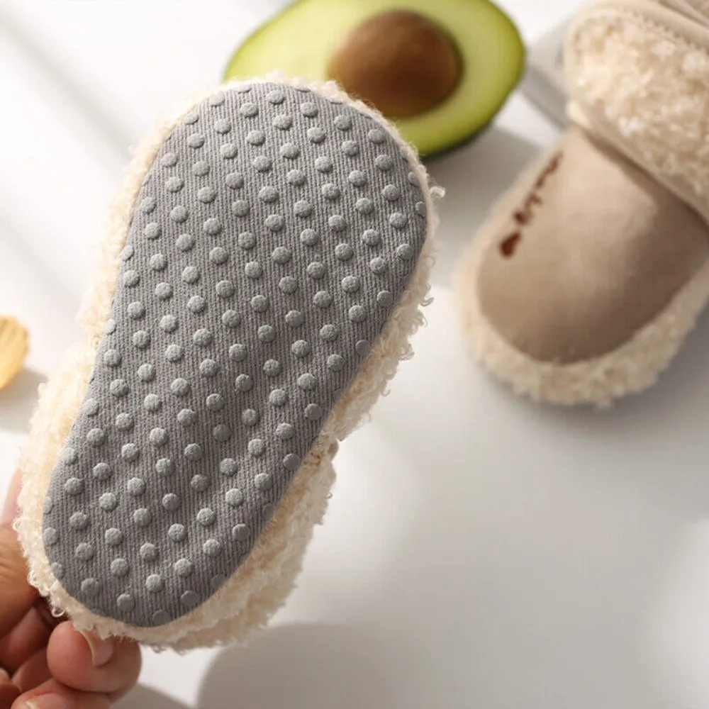 Winter Casual Infant Soft Comfortable Toddler Crib Boots Anti-Slip Socks Slipper Infant Girls Boys Newborn Baby Shoes