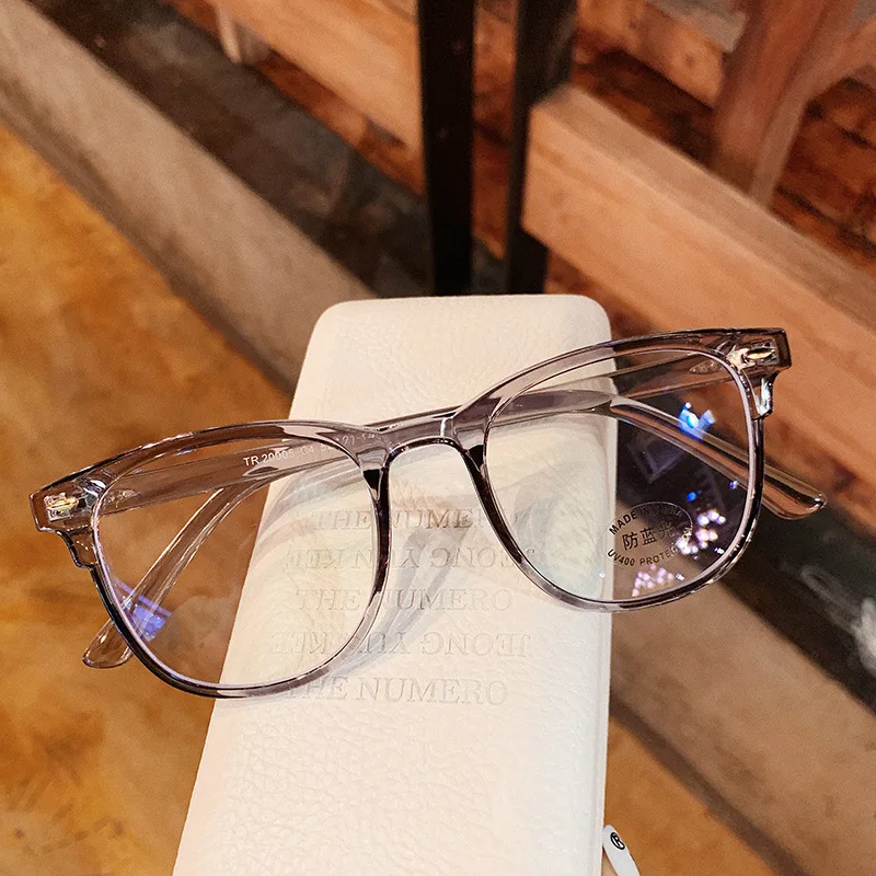 Anti Blue Light Computer Myopia Glasses Women Men Ultralight Clear Transparent Nearsight Eye Glasses Diopter 1.0 To 4.0