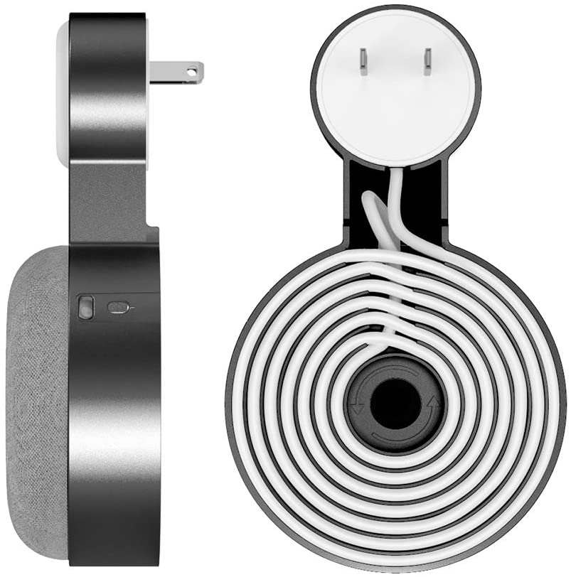 Outlet Wall Mount Holder Home (1st Nest (2st Gen) Cord Management For Google Mini Smart Speaker
