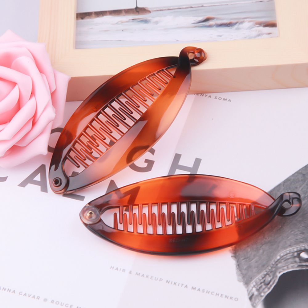 5.5 Inch Big Banana Hair Clips Clincher Rounded Edges Hair Comb Claws Fish Shape Grips Clamp Hair Accessories for Women Girls