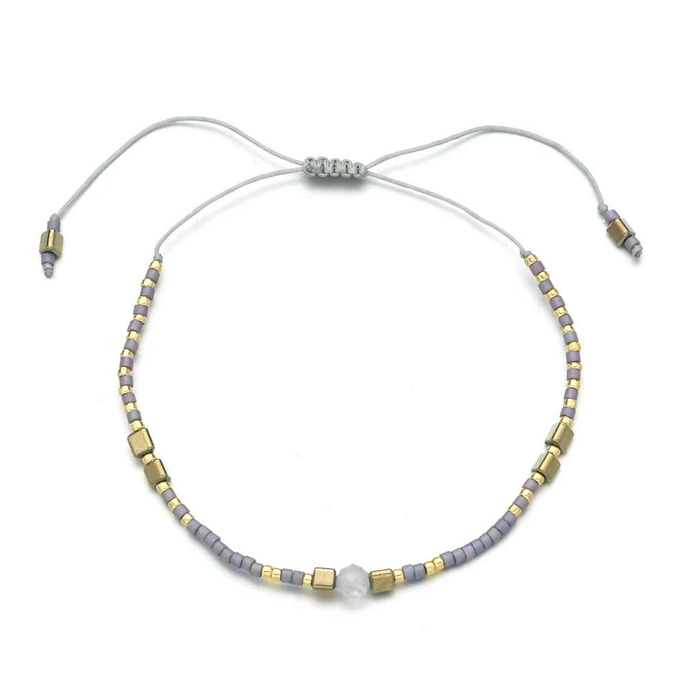 Cute Seed Beads Small Stone Bracelet Jewelry for Women 2025 new Dainty Bracelets Miyuki Pulseras Mujer Moda 2023 Gift