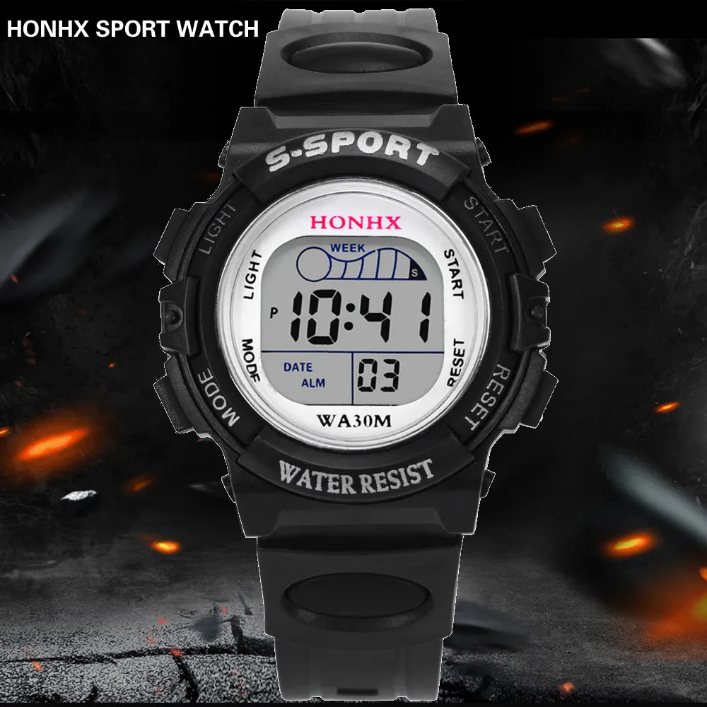 Children Boy Girls Analog Digital Sport Led Electronic Waterproof Wrist Watch New Electronic Digital Wrist Watches For Student