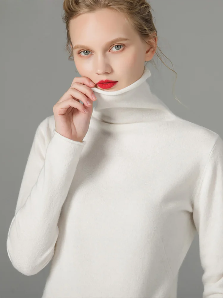 Turtleneck Women Sweaters 2022 new Autumn Winter Sweater Knitted Pullover Long Sleeve Woman Sweaters 2025 Tops Soft Jumper Pull Femme