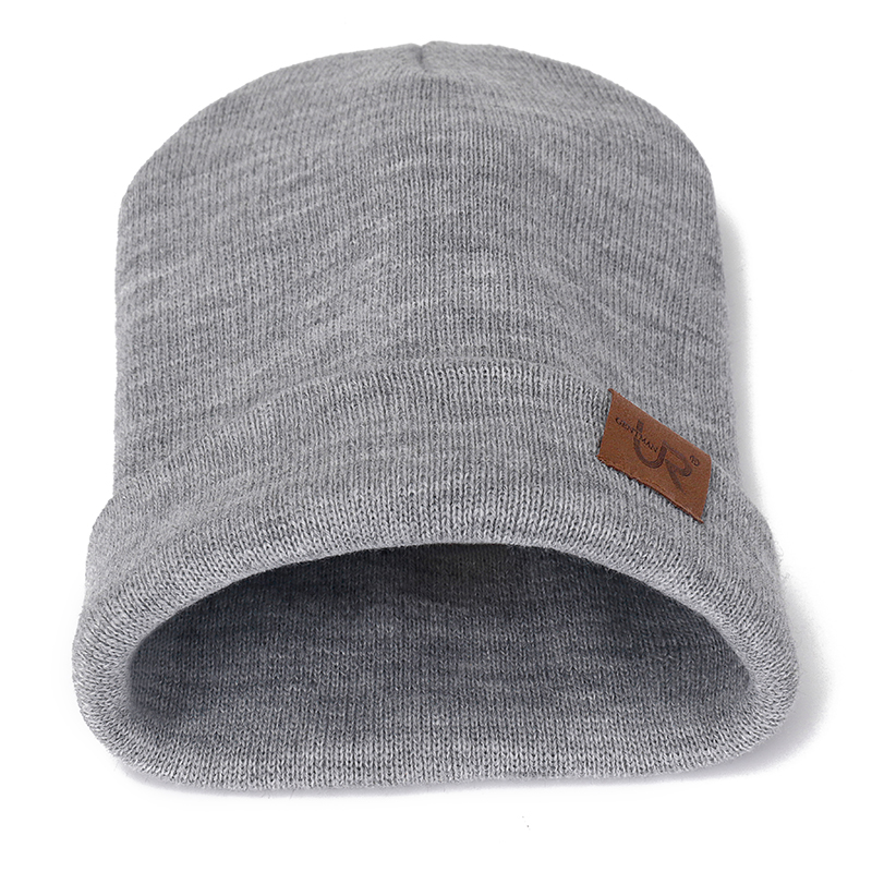 1 Pcs Unisex Beanie Hat URGENTMAN Casual Beanie For Men & Women Warm Soft Knitted Hat Stylish Plain Daily Winter Hat
