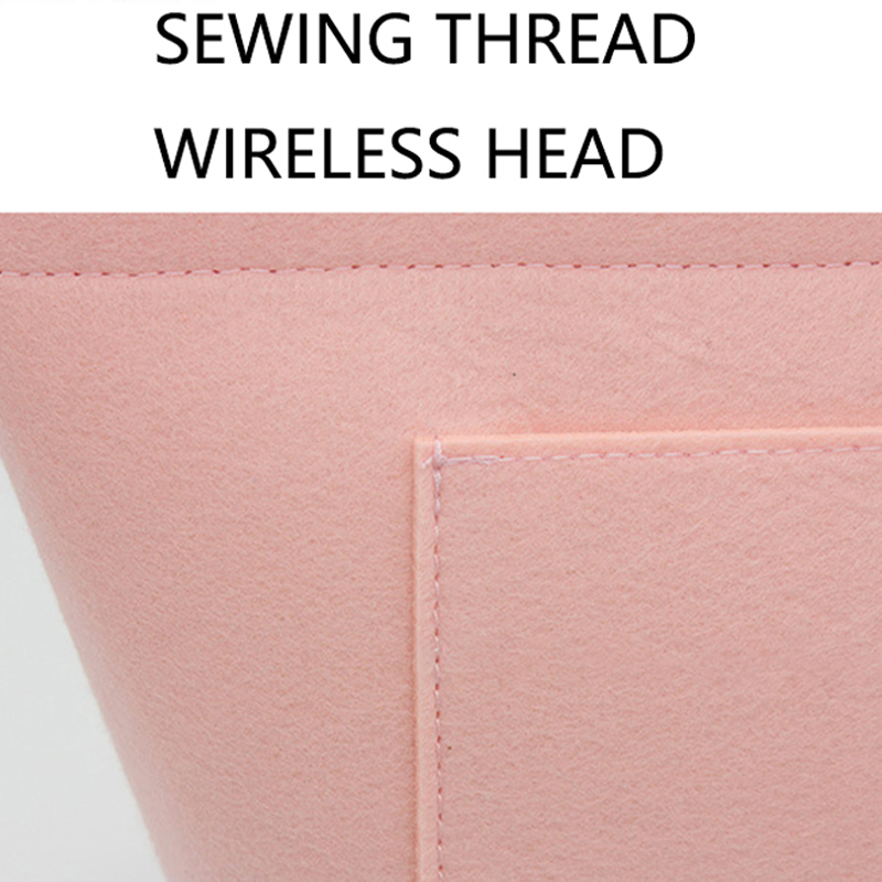 Felt Insert Bag Fits Handbag Liner Bag Felt Cloth Makeup Bag Support Travel Portable Insert Purse Organizer