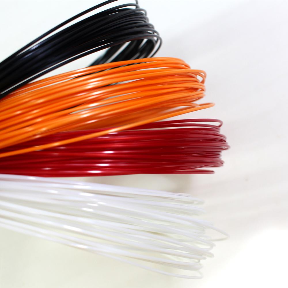 PCS Polyester Tennis String mm Training Round Racket M Black Red White Orange