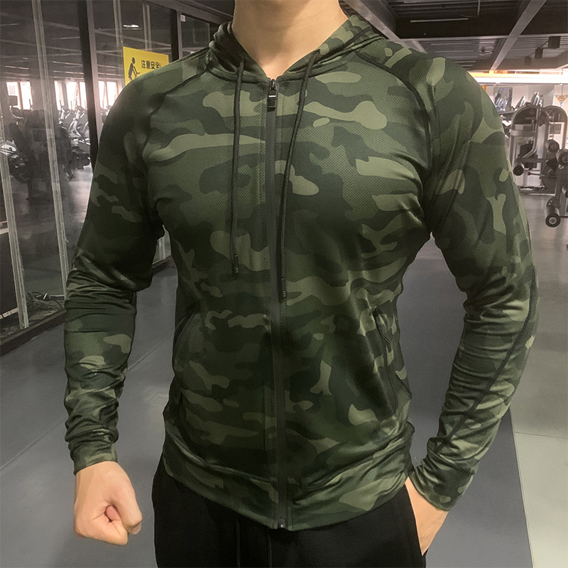 Men Outdoor Sports Jackets Hoodies Quick 2025 Dry new Fit Long Sleeve Tops with Hood Male Running Sweatshirts 2023 Casual Jacket Hoodies