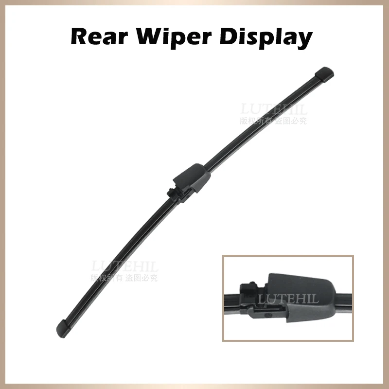Front Rear Wiper & Wiper Blades Set For VW Tiguan 1 2007-2016 2008 2009 2010 2011 Windshield Windscreen Window 24"+21"+13" smile & 24&q