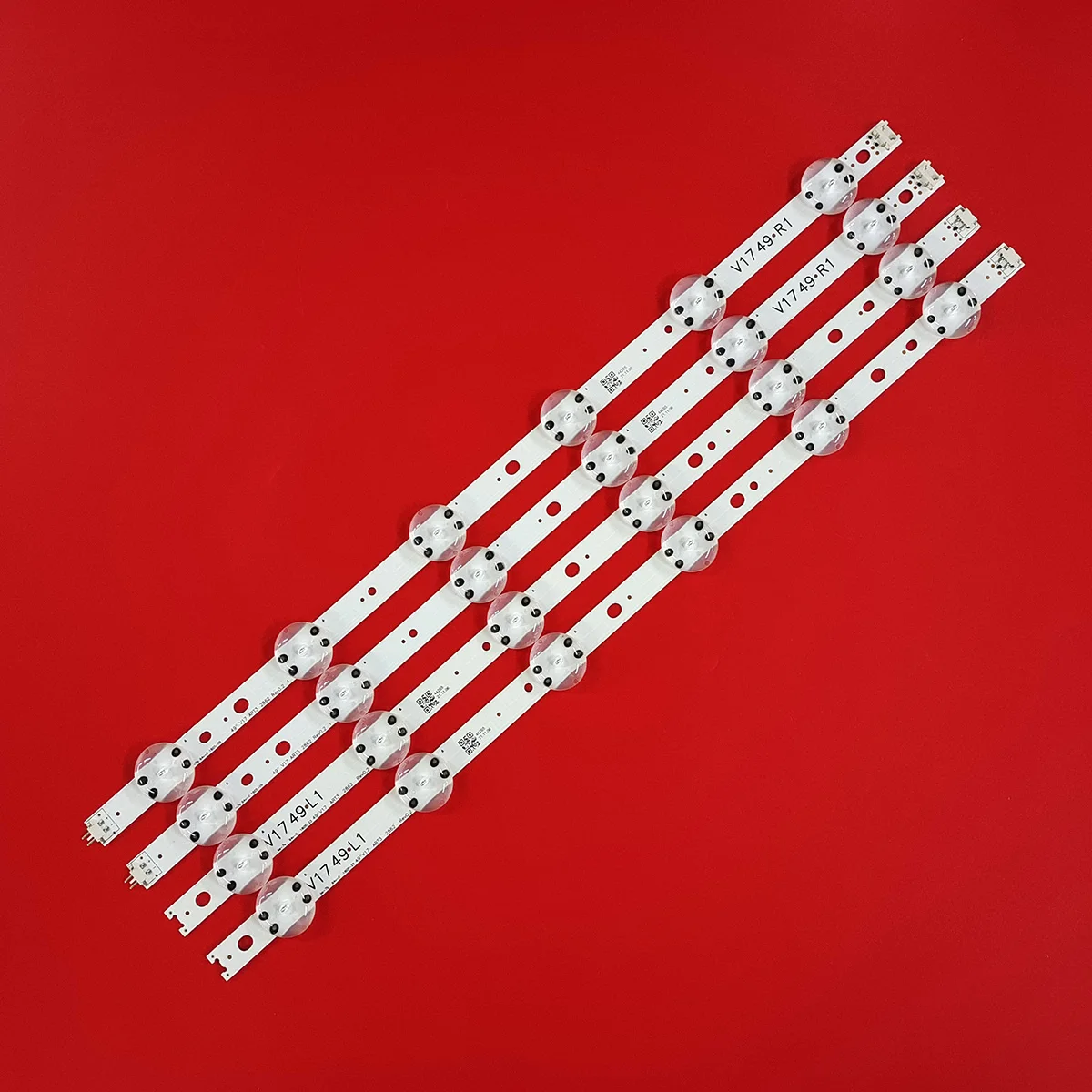 4Pcs/1Set LED Backlight Strips for LG 49" TV V17 ART3 2862 REV0.2 6916L-2862A 6916L-2863A 49UJ6565 49UJ651V 49UJ670V 49UJ701V
