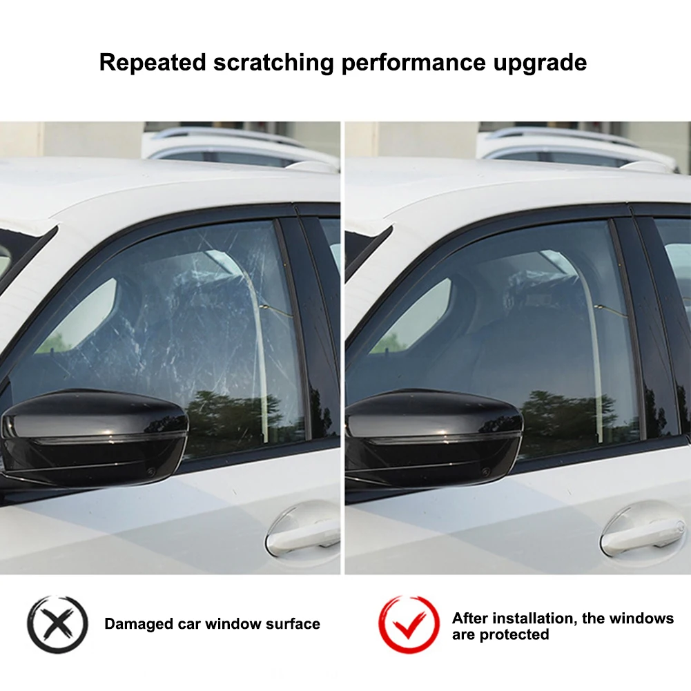 Auto Home Window Glass Restroom Summer Solar UV Protector Sticker Films Black Car Window Foils Tint Tinting Film Roll 50*300cm