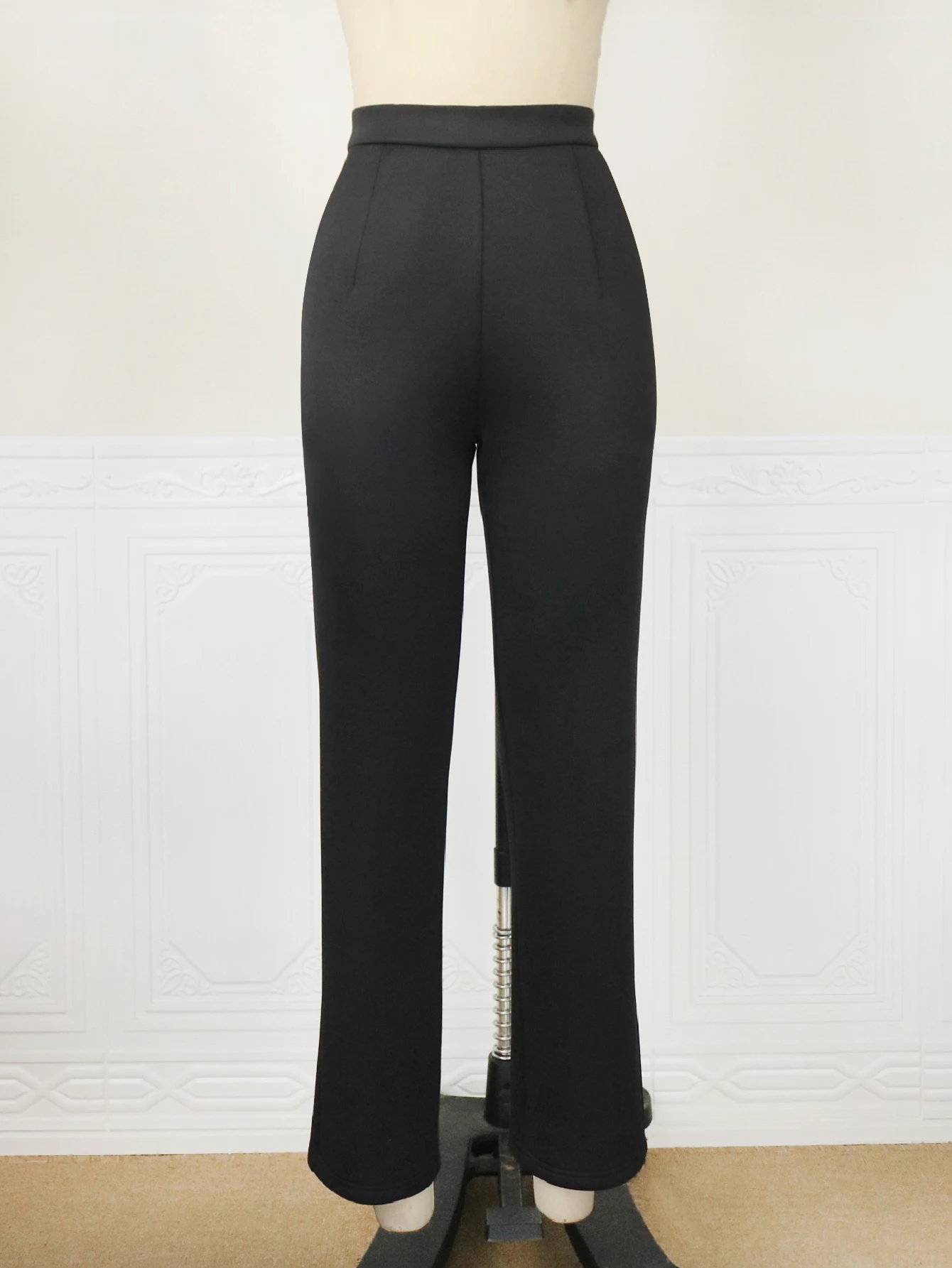AOMEI Women High Waist Pencil Pants Lady Office Black Long Trousers Daily Party Evening tail new Event Capris Summer 2025 Autumn New