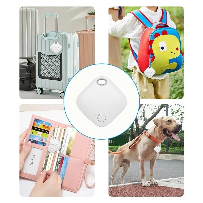 Smart Bluetooth-compatible GPS Tracker for Air Itag Via IOS Find My App to Locate Card Wallet iPad Keys Kids Dog Anti-lost Alarm