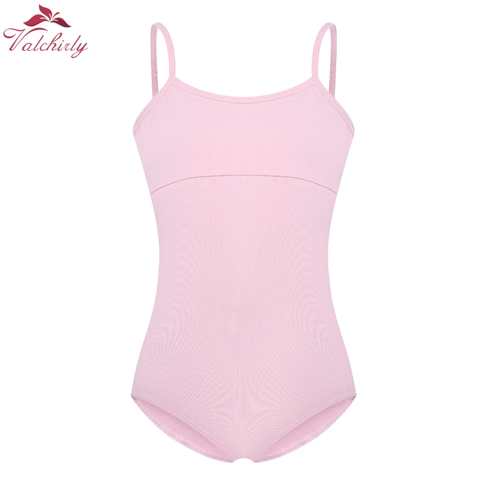 2023 Wholesale Girls new Shoulder Straps Dancewear Ballet Camisole Leotard Child Dance Gymnastic 2025 Active Tank Unitard Kids Costume