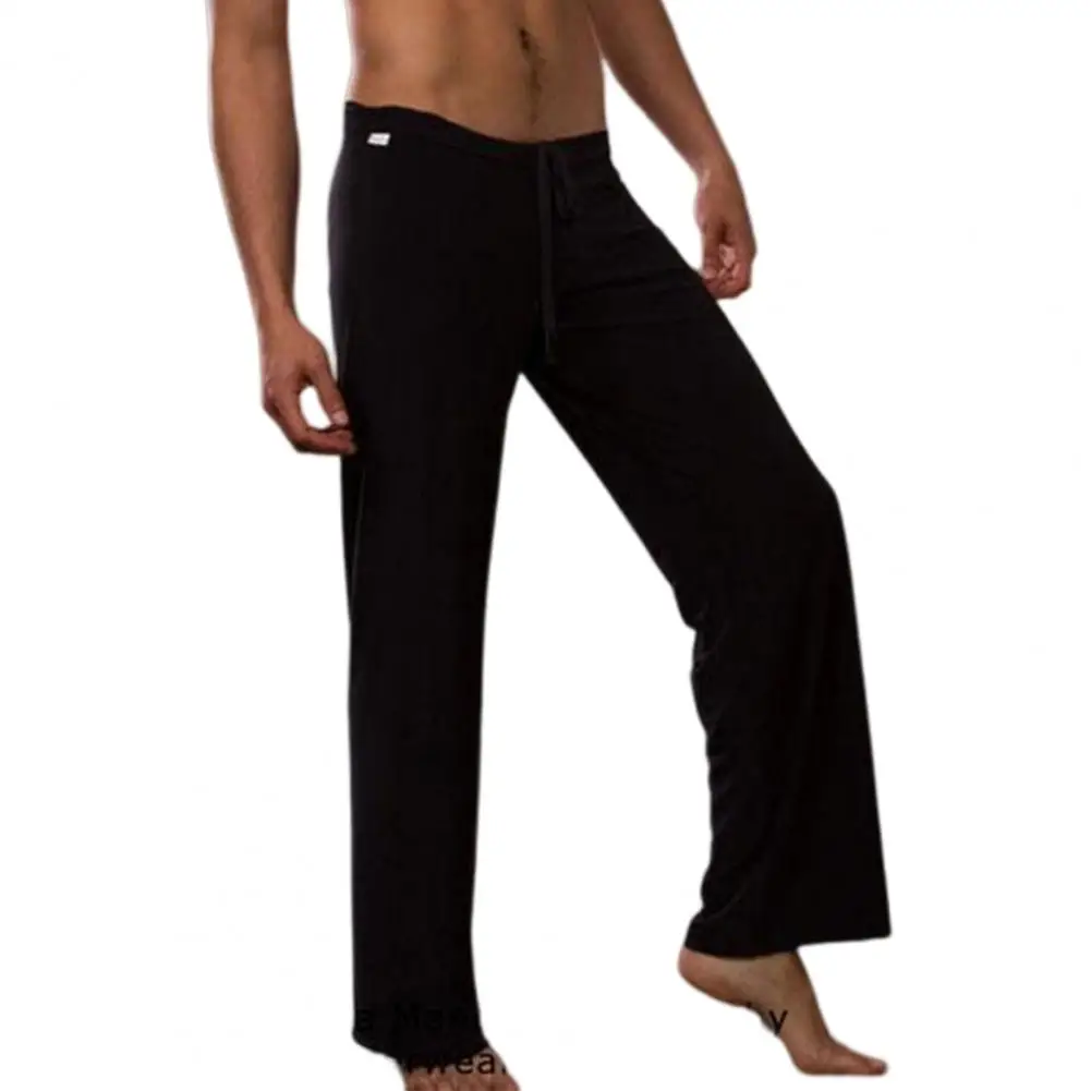 Long Casual Pants Men Loose Jogging Pants Casual Men Solid Color Drawstring 2025 Homewear new Yoga Pants Loose Trousers pantalones hombre