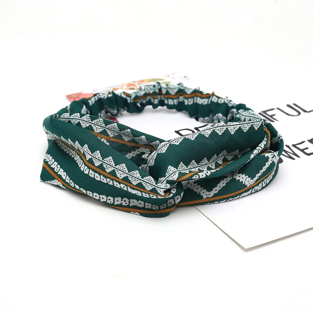 Women Summer Autumn Suede Headband Vintage Cross Knot Elastic Hair Bands Soft Solid Girls Hairband Hair Accessories