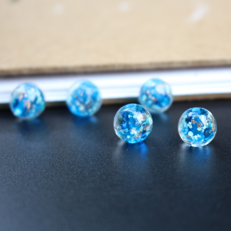 8 10 12mm Mix Pink Blue Luminous Handmade Lampwork Glass Beads Glow In Dark for Jewelry Bracelet Making DIY Materials Bead Bulk