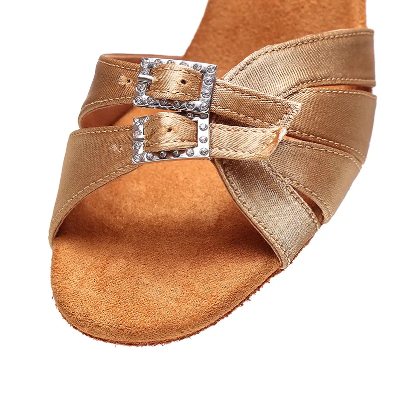 Latin Dance 2025 Shoes Women Sandals Ballroom Soft Bottom Dance new Shoes Ladies Professional Latin Dance Shoes High Heeled 5.5cm/7.5cm
