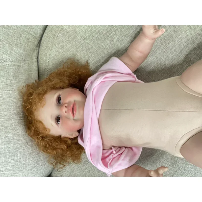 NPK 26inches Reborn Toddler Big Gril Baby Doll Lifelike Hande made Popular Zoe Our Happy Baby Girl Doll Collecitble Art Doll
