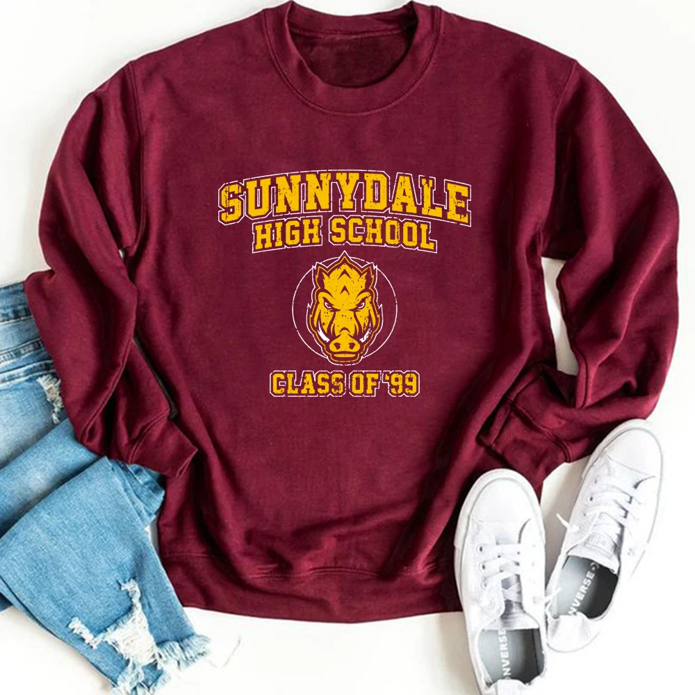 Buffy The Vampire 2025 Slayer Sweatshirt Sunnydale High School Unisex Hoodie new Sunnydale Class of 99 Tv Series Crewneck Sweatshirts
