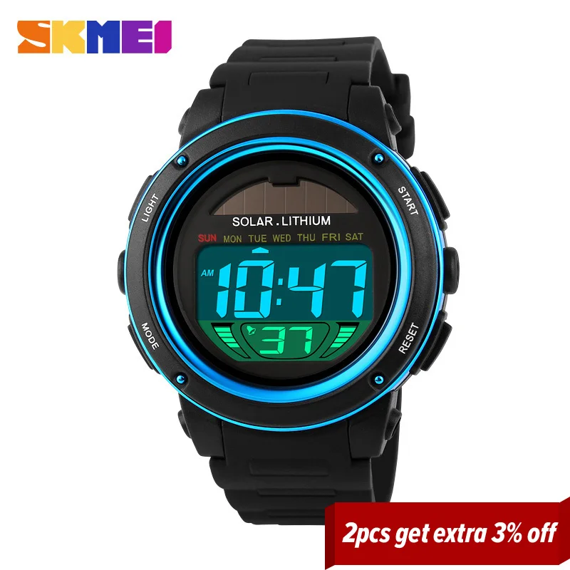 SKMEI 1096 Outdoor Digital Watches Men Chronograph Alarm Waterproof Sport Watch Calendar Date Wristwatch Mens 1025 reloj hombre