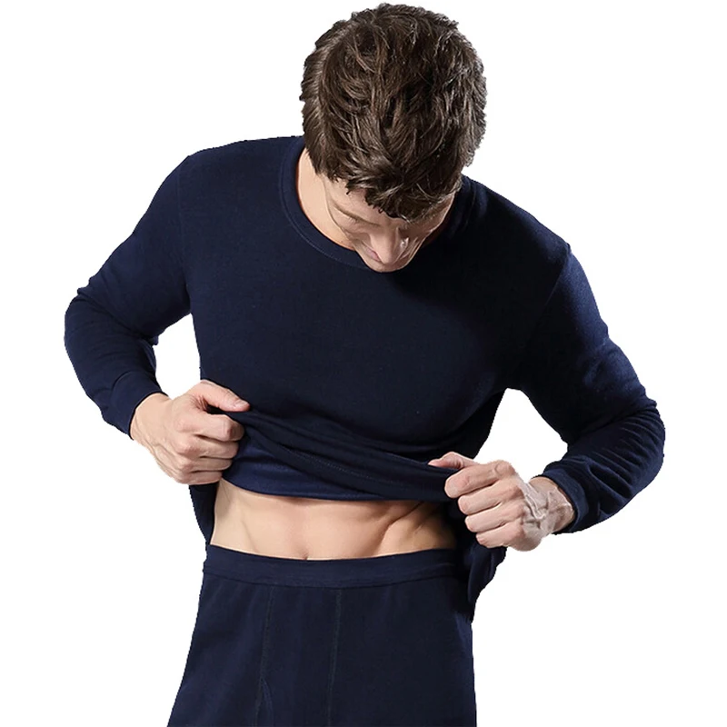 Winter Thermal Underwear 2025 Sets Men Fleece Thermo Long Johns Fleece Tops Pants new Underwear Indoor Casual Clothing Pamas Suit 4XL