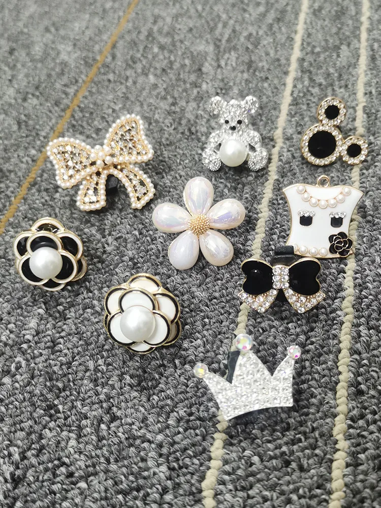 New Design 2025 Rhinestone Shoelace Decorations Diy Jewelry Shoe Lace new Decor Women Sneakers Charms Metal Buckle Accessories For Shoes