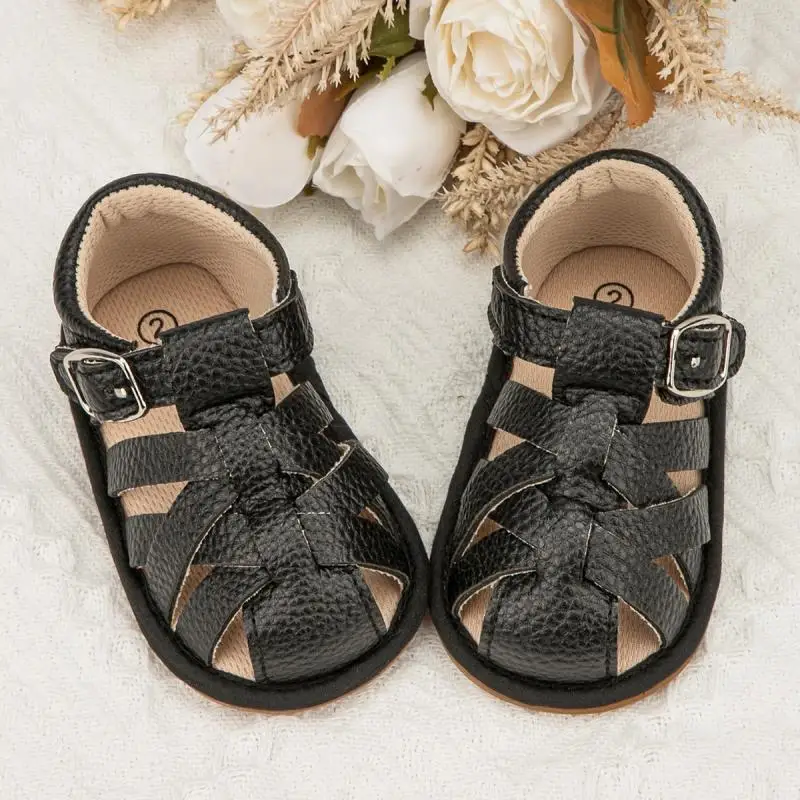 KIDSUN Baby Summer Sandals Infant Boy Girl Shoes Rubber Soft Sole Non-Slip new Toddler 2025 First Walker Baby Crib Newborn