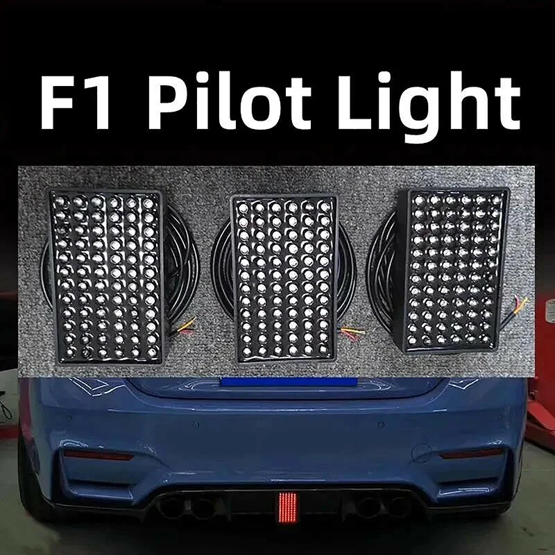 New LED Brake Light 72LEDs F1 Style Car Rear Tail Light Spoiler Pilot Signal Lamp Fit For BMW For Benz For VW Universal Vehicle