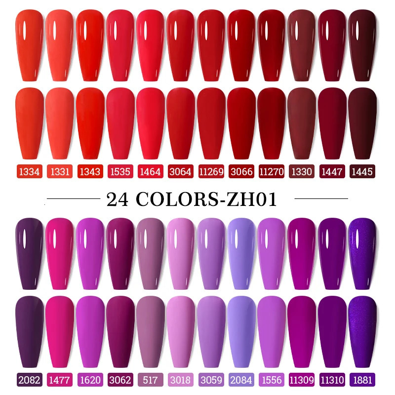 Clou Beaute 10/12/20/24pcs Gel Nail Polish Set Color 15ml White Glass Bottle Nail Art Kit Semi Permanent Gellack Nail Varnish 240321
