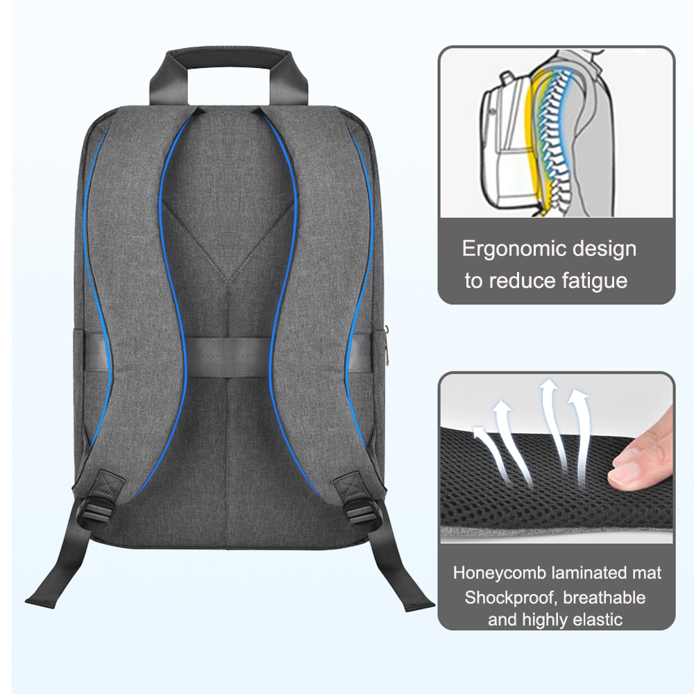 WIWU Laptop Backpack for Women Men Travelling Backpacks Large Capacity School Bag for MacBook Pro 14 Waterproof Women's Backpack