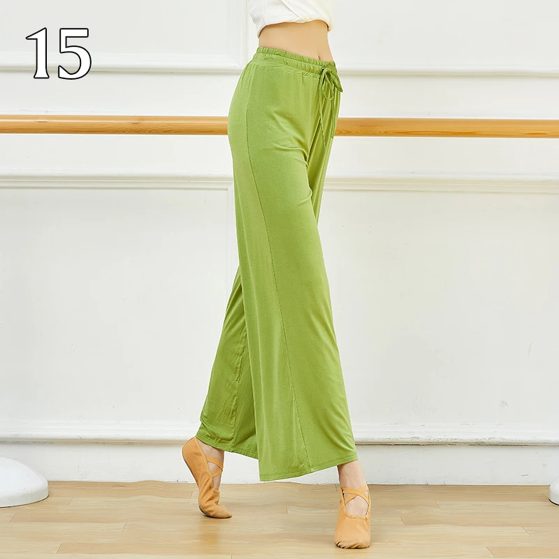 Classical Dance Pants Practice Clothes High Waist Straight Wide Leg Pants Loose Elegant Women Chinese Style Pants new 2025 Dance Clothes