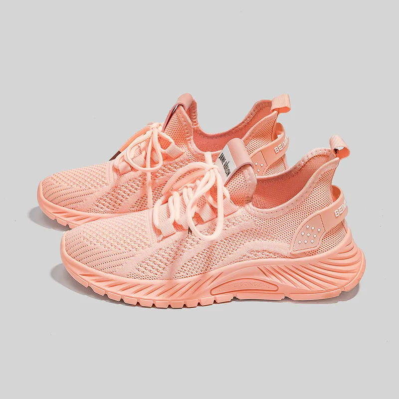 Sports Shoes for Women 2022 Spring Summer Women's Sneakers Mesh Breathable Trainers Wear-resistant Outdoor White Running Shoes