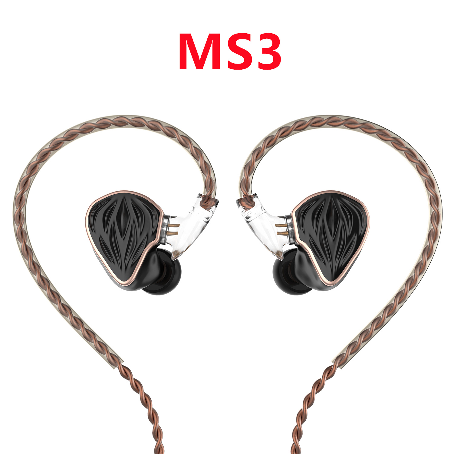 Hidizs MS3 New Arrivals 2023 Hot selling 2BA+1DD Hybrid 3 Drivers HiFi In-Ear Monitors