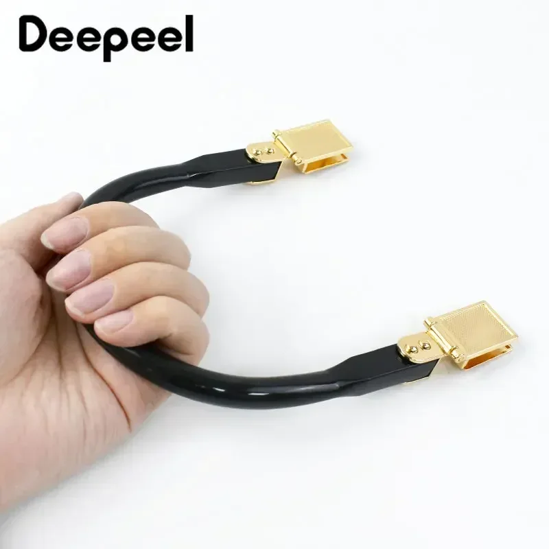2/4Pcs Deepeel 13x14cm U-shaped Metal Purse Kiss new Clasp Bag Lock Frame Buckle Wallet 2025 Handle Women DIY Sewing Hardware Accessories