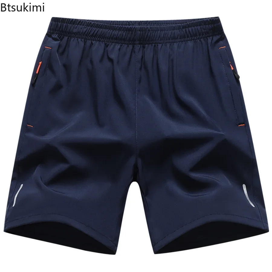 2024 Summer Shorts 2025 Men Ice Silk new Casual Shorts Male Short Pants Sports Plus Size 7XL 8XL Cool Running Streetwear Shorts For Men